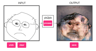 Illustration for article titled Now you can turn any zany line drawing into a terrifying flesh mask